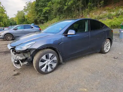 7SAYGAEE7NF419807 — 2022 Tesla Model Y, წინა ნაწილი (Front End), ფოტოები შეკეთებამდე