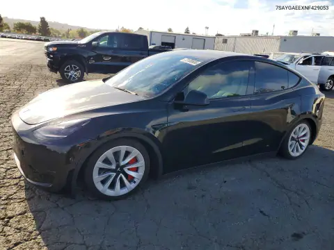 7SAYGAEEXNF429053 — 2022 Tesla Model Y, Uszkodzenia podwozia, zdjęć przed naprawą