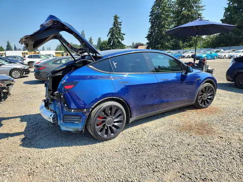 7SAYGDEF6PF917574 — 2023 Tesla Model Y, ფოტო 3, Copart 20.10.2026, უკანა ნაწილი