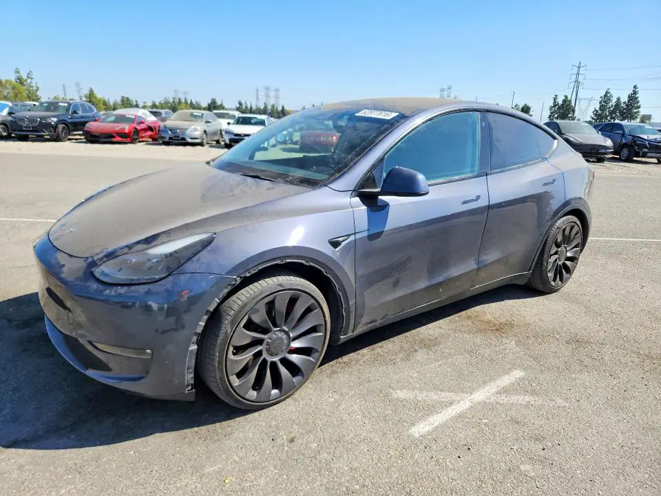 7SAYGDEF1PF761847 Tesla Model Y 2023 — повреждение Задняя часть, фото до ремонта