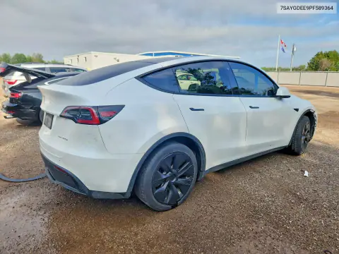 7SAYGDEE9PF589364 — 2023 Tesla Model Y, zdjęcie 3 z Copart, Przód