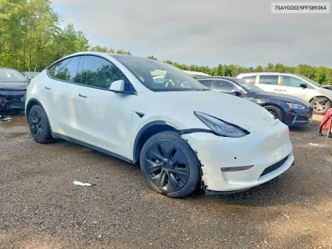 7SAYGDEE9PF589364 — 2023 Tesla Model Y, zdjęcie 4 z Copart, Przód