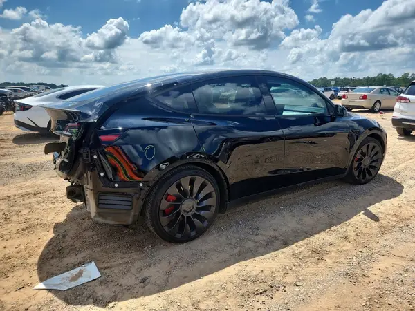 7SAYGDEF5PF870182 — 2023 Tesla Model Y, photo 3 from Copart, Rear end