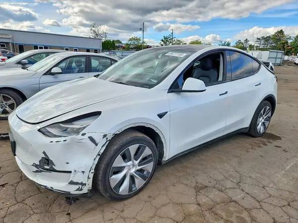 7SAYGDEE8PA129304 Tesla Model Y 2023 — повреждение ПЕРЕДНЯЯ ЧАСТЬ, фото до ремонта