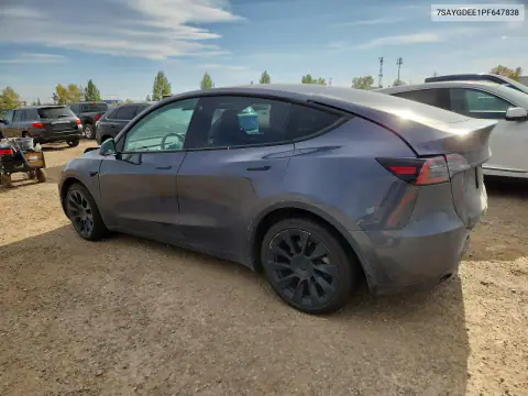 7SAYGDEE1PF647838 — 2023 Tesla Model Y, zdjęcie 2 z Copart 20.10.2026, Tył