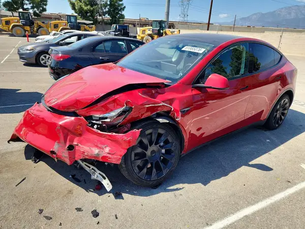 7SAYGDEE9PA076340 Tesla Model Y 2023 — пошкодження Передня частина, фото до ремонту