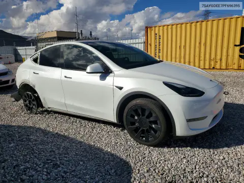 2023 Tesla Model Y VIN 7SAYGDEE7PF696395 фото 4