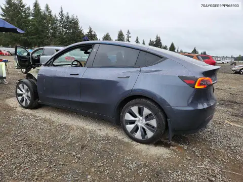 2023 Tesla Model Y VIN 7SAYGDEE9PF965903 фото 2