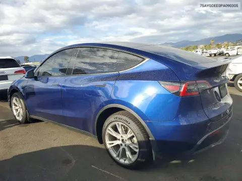 2023 Tesla Model Y VIN 7SAYGDEE0PA090305 фото 2