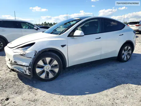 7SAYGDEEXPA090960 — 2023 Tesla Model Y, ПЕРЕДНЯЯ ЧАСТЬ, фото до ремонта