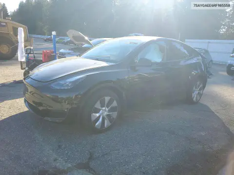2024 Tesla Model Y VIN 7SAYGAEE6RF985558 фото 1