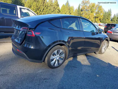 2024 Tesla Model Y VIN 7SAYGAEE6RF985558 фото 3