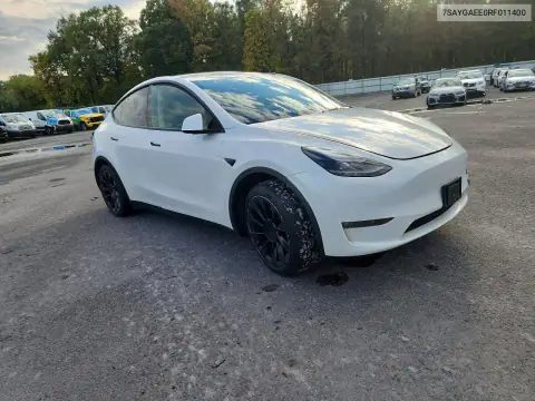 7SAYGAEE0RF011400 — 2024 Tesla Model Y, фото 4 з Copart, Підтоплення