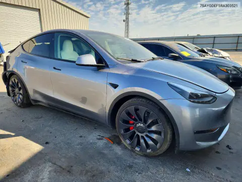 2024 Tesla Model Y VIN 7SAYGDEF5RA303521 фото 4