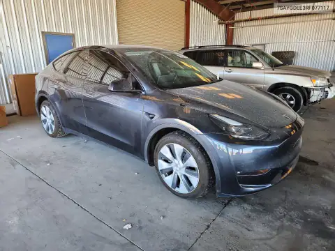 7SAYGDEE3RF077117 — 2024 Tesla Model Y, photo 4 from Copart, Side
