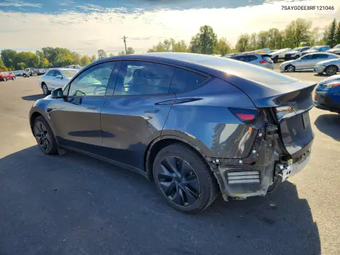 7SAYGDEE8RF121046 — 2024 Tesla Model Y, foto 2 de Copart, Lateral