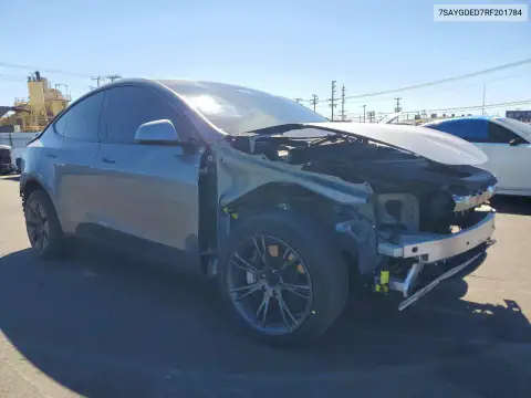 7SAYGDED7RF201784 — 2024 Tesla Model Y, foto 4 de Copart, Parte trasera