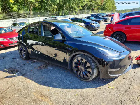 2024 Tesla Model Y VIN 7SAYGDEF0RA270315 фото 4