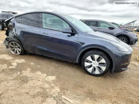 7SAYGDEE9RA274077 — 2024 Tesla Model Y, фото 4 з Copart, Задня частина