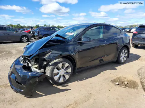 2024 Tesla Model Y VIN 7SAYGDEE0RF037870 фото 1