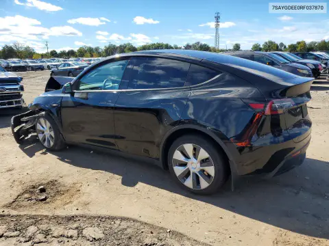 2024 Tesla Model Y VIN 7SAYGDEE0RF037870 фото 2