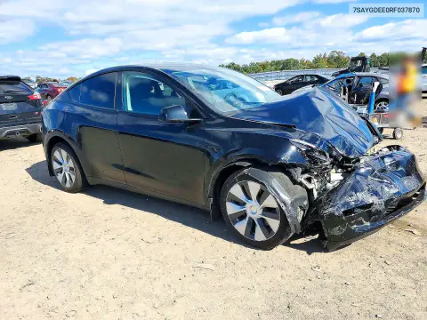 2024 Tesla Model Y VIN 7SAYGDEE0RF037870 фото 4