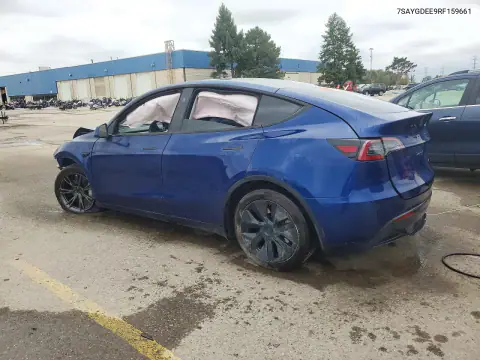 7SAYGDEE9RF159661 — 2024 Tesla Model Y, фото 2 с аукциона Copart, ПЕРЕДНЯЯ ЧАСТЬ