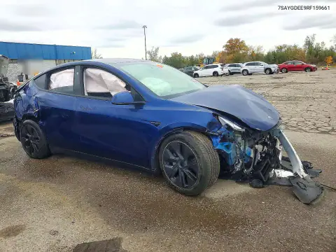 7SAYGDEE9RF159661 — 2024 Tesla Model Y, фото 4 с аукциона Copart, ПЕРЕДНЯЯ ЧАСТЬ