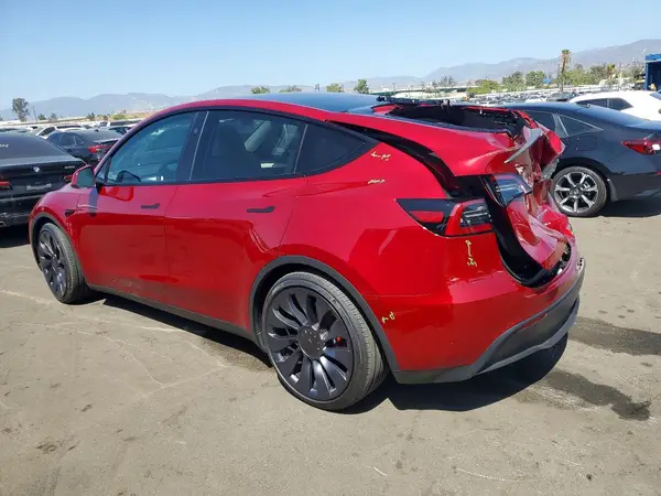 7SAYGDEF5SF312003 — 2025 Tesla Model Y, фото 2 с аукциона Copart, Задняя часть