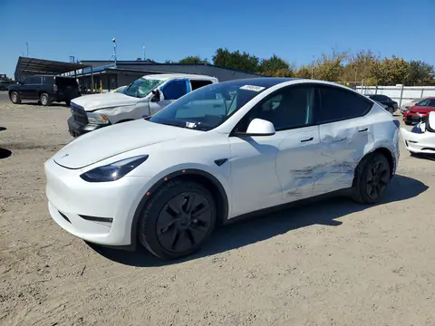 7SAYGDEE6SF276376 — 2025 Tesla Model Y, БОКОВАЯ ЧАСТЬ (Side), фото до ремонта