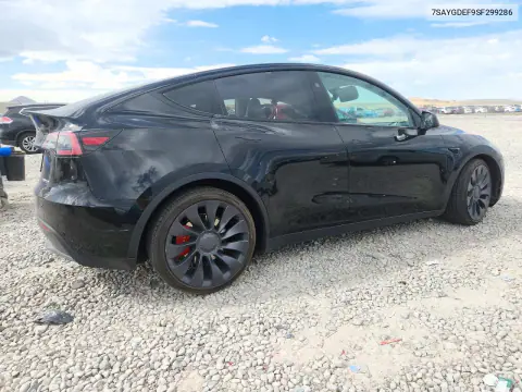 2025 Tesla Model Y VIN 7SAYGDEF9SF299286 фото 3