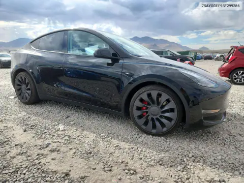 2025 Tesla Model Y VIN 7SAYGDEF9SF299286 фото 4