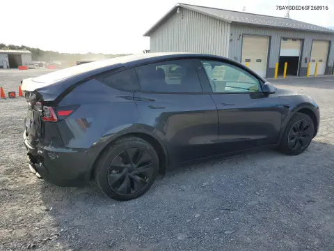 2025 Tesla Model Y VIN 7SAYGDED6SF268916 фото 3