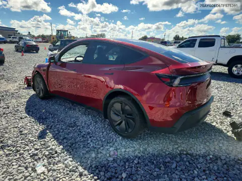 7SAYGDED6TF575391 — 2026 Tesla Model Y, zdjęcie 2 z Copart, Przód