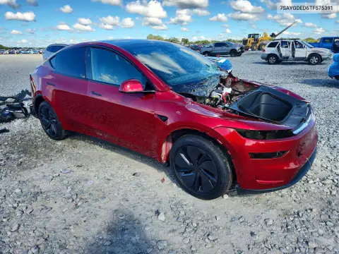7SAYGDED6TF575391 — 2026 Tesla Model Y, zdjęcie 4 z Copart, Przód
