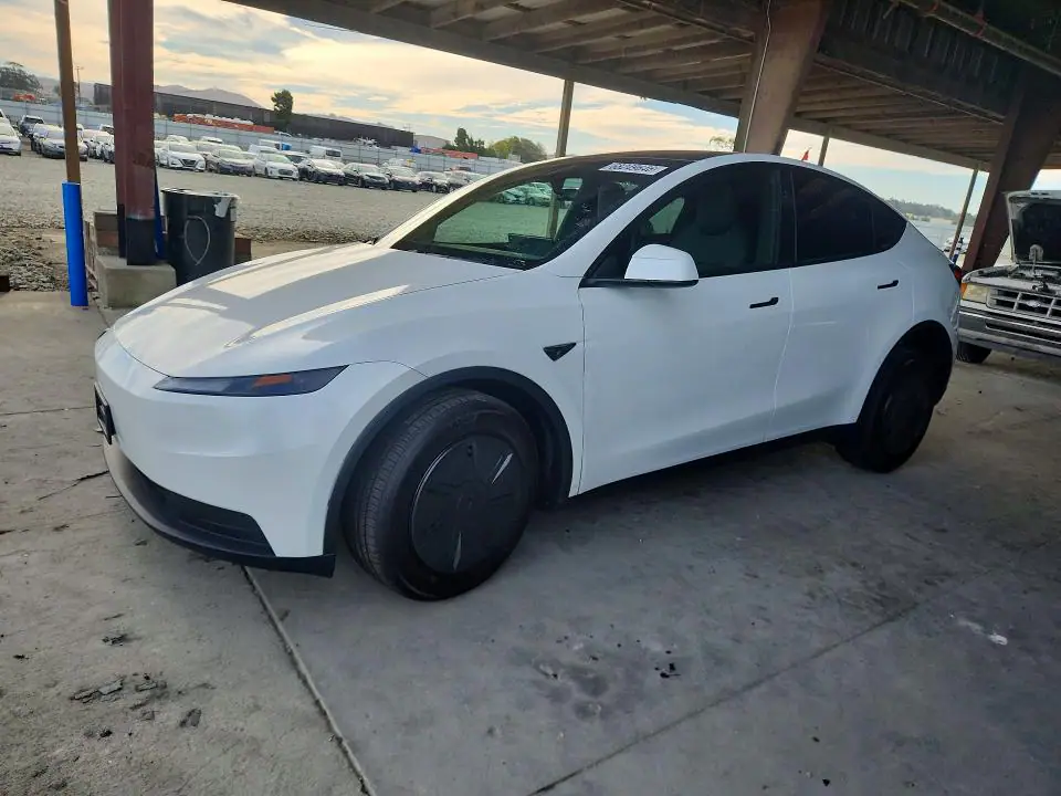 7SAYGDED4TA736964 Tesla Model Y 2026 — დაზიანება წინა ნაწილი, ფოტო შეკეთებამდე