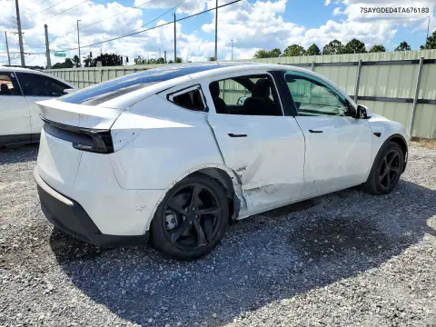 7SAYGDED4TA676183 — 2026 Tesla Model Y, фото 3 з Copart, Бокова частина