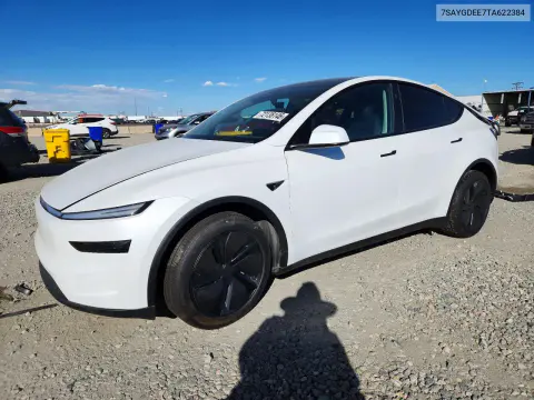 2026 Tesla Model Y VIN 7SAYGDEE7TA622384 фото 1