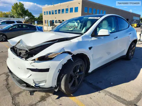 2026 Tesla Model Y VIN 7SAYGDEE1TF334329 фото 1