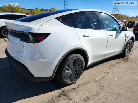 2026 Tesla Model Y VIN 7SAYGDEE1TF334329 фото 3