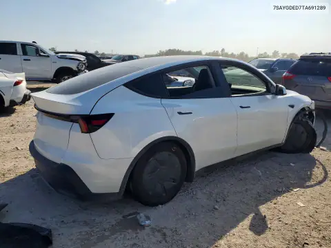 7SAYGDED7TA691289 — 2026 Tesla Model Y, zdjęcie 3 z Copart, Bok