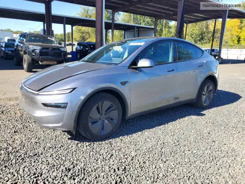 7SAYGDED1TF400899 — 2026 Tesla Model Y, ПЕРЕДНЯЯ ЧАСТЬ, фото до ремонта