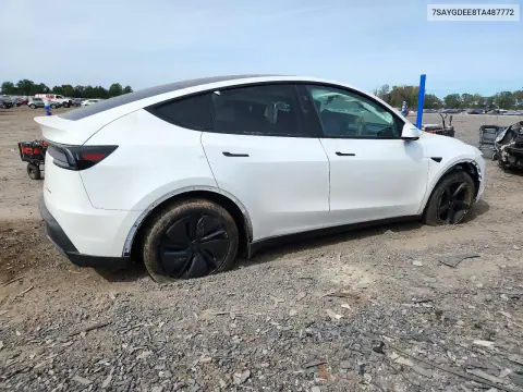 2026 Tesla Model Y VIN 7SAYGDEE8TA487772 фото 3
