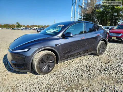 7SAYGDEE1TF579082 — 2026 Tesla Model Y, წინა ნაწილი, ფოტოები შეკეთებამდე