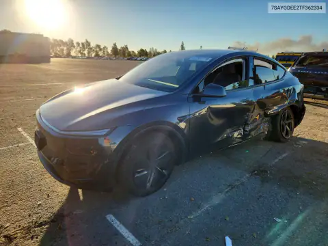 7SAYGDEE2TF362334 — 2026 Tesla Model Y, БОКОВАЯ ЧАСТЬ, фото до ремонта