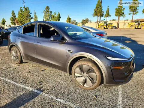 7SAYGDEE2TF362334 — 2026 Tesla Model Y, фото 4 с аукциона Copart, БОКОВАЯ ЧАСТЬ