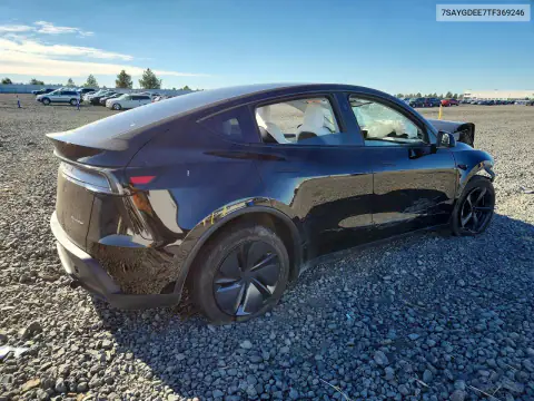 7SAYGDEE7TF369246 — 2026 Tesla Model Y, ფოტო 3, Copart, წინა ნაწილი