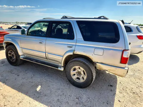 2002 Toyota 4Runner Limited VIN JT3GN87R720252144 фото 2