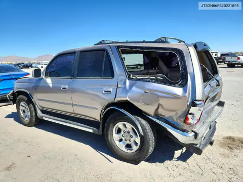 2002 Toyota 4Runner Sr5 VIN JT3GN86R520221895 фото 2