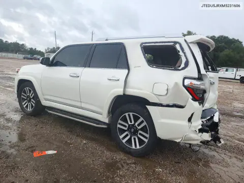 2021 Toyota 4Runner Limited VIN JTEDU5JRXM5231606 фото 2
